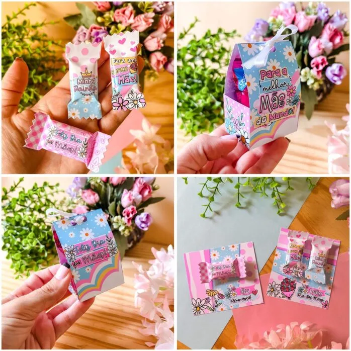 Pack Digital Dia das Mães 2023 Tags Cards Porta Lixa Balinha