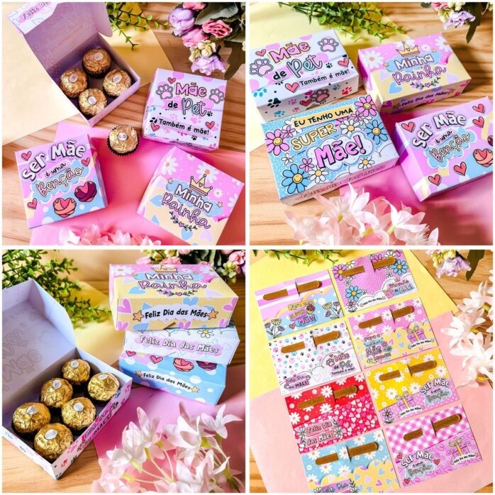 Pack Digital Dia das Mães 2023 Tags Cards Porta Lixa Balinha