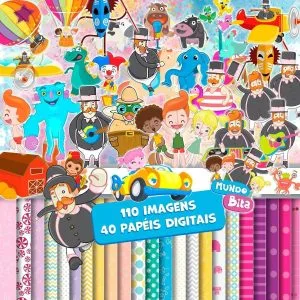 Pack Digital Mundo Bita E Os Animais Imagens Png Scrapbook