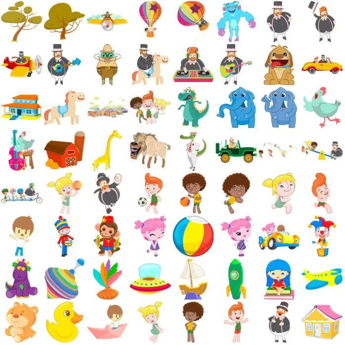 Pack Digital Mundo Bita E Os Animais Imagens Png Scrapbook