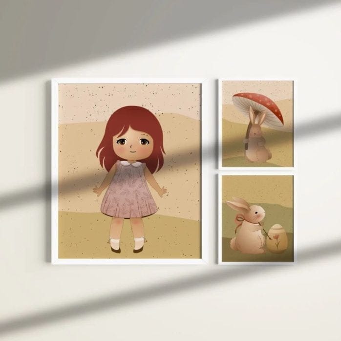 Pack Digital Páscoa Cute Cartões E Ilustrações Em Png