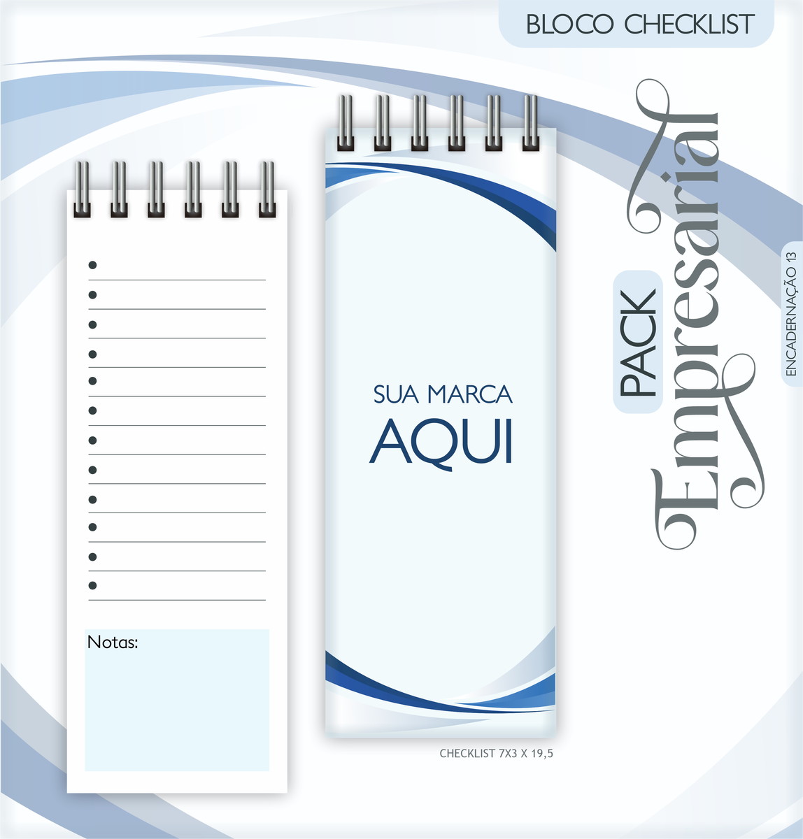 Pack Empresarial 2026 Kit de Papelaria Corporativa 3 Pack Empresarial 2026 Kit de Papelaria Corporativa - Imagem 3