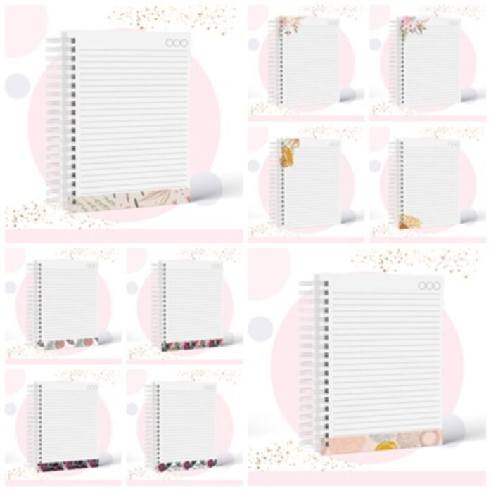 Pack Encadernação Floral