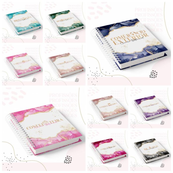 Pack Encadernação Profissões Feminina