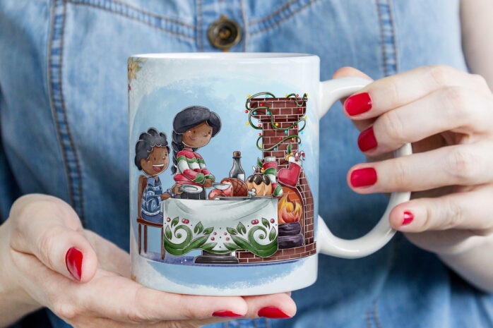 Pack Estampa Arte Caneca Natal