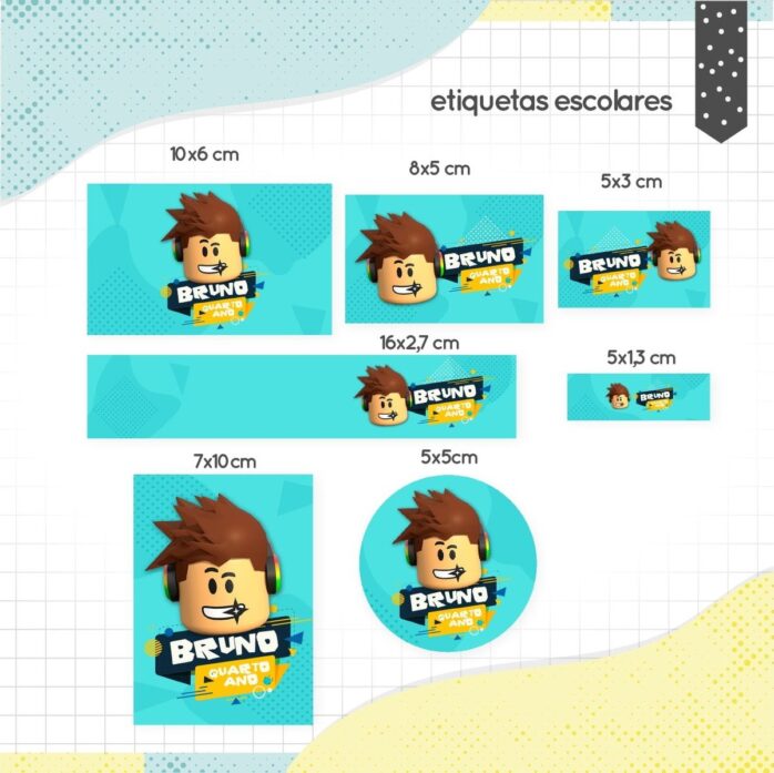 Pack Etiquetas Escolar