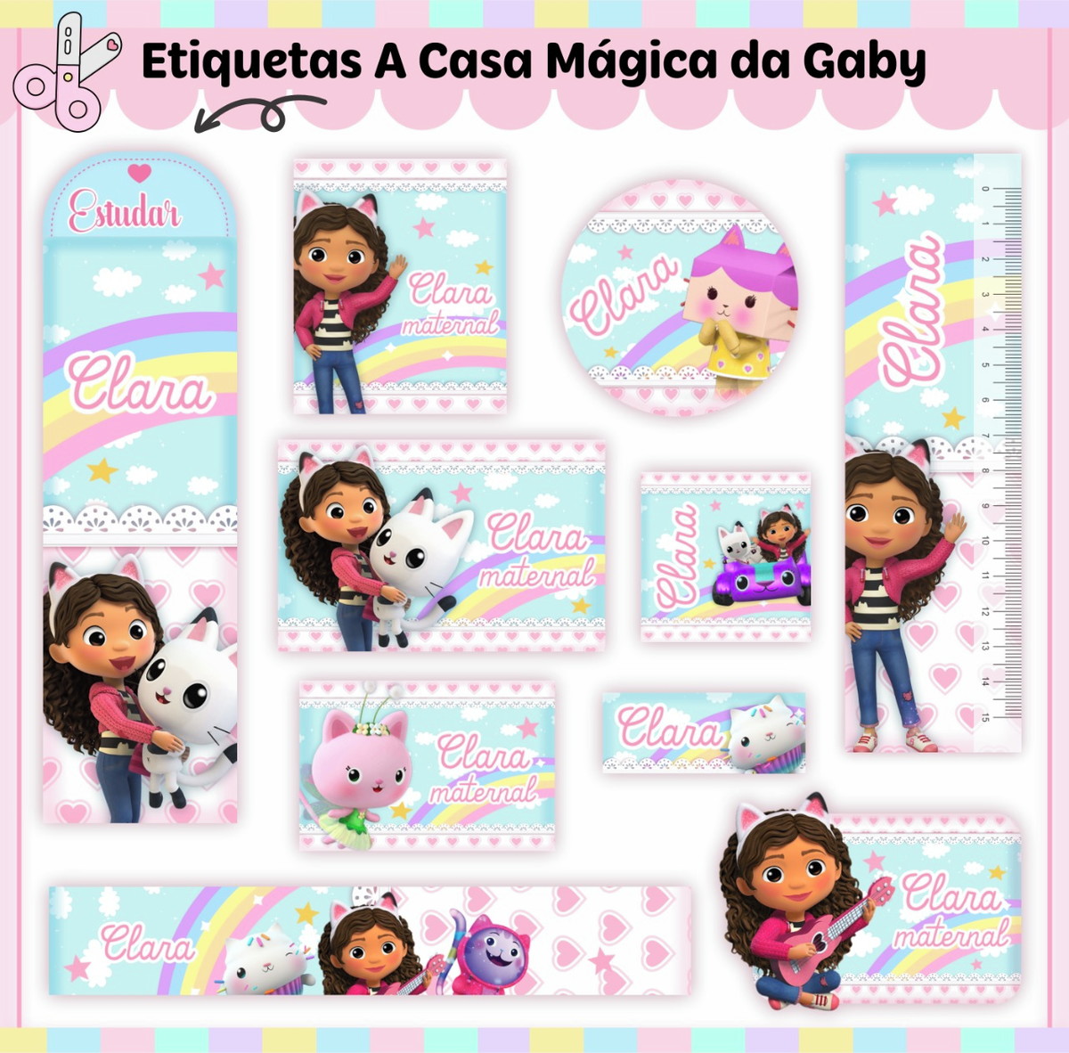 25 Etiquetas Escolares Editáveis para Personalizar 3 25 Etiquetas Escolares Editáveis para Personalizar - Imagem 3