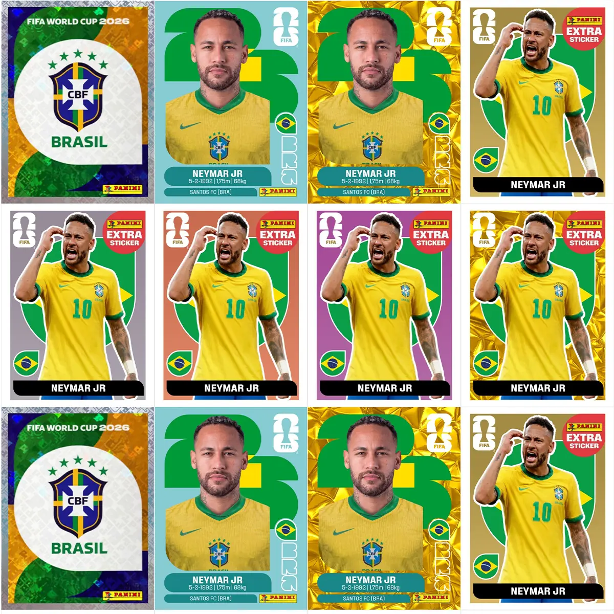 Pack Figurinhas Neymar Copa 2026 Para Imprimir Arquivo PDF Studios Cat Pack Figurinhas Neymar Copa 2026 Para Imprimir Arquivo PDF Studios Cat