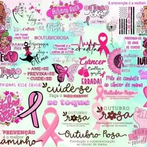 Pack Frases Outubro Rosa Lettering Mulher Amor Próprio Png 15 Pack Frases Outubro Rosa Lettering Mulher Amor Próprio Png