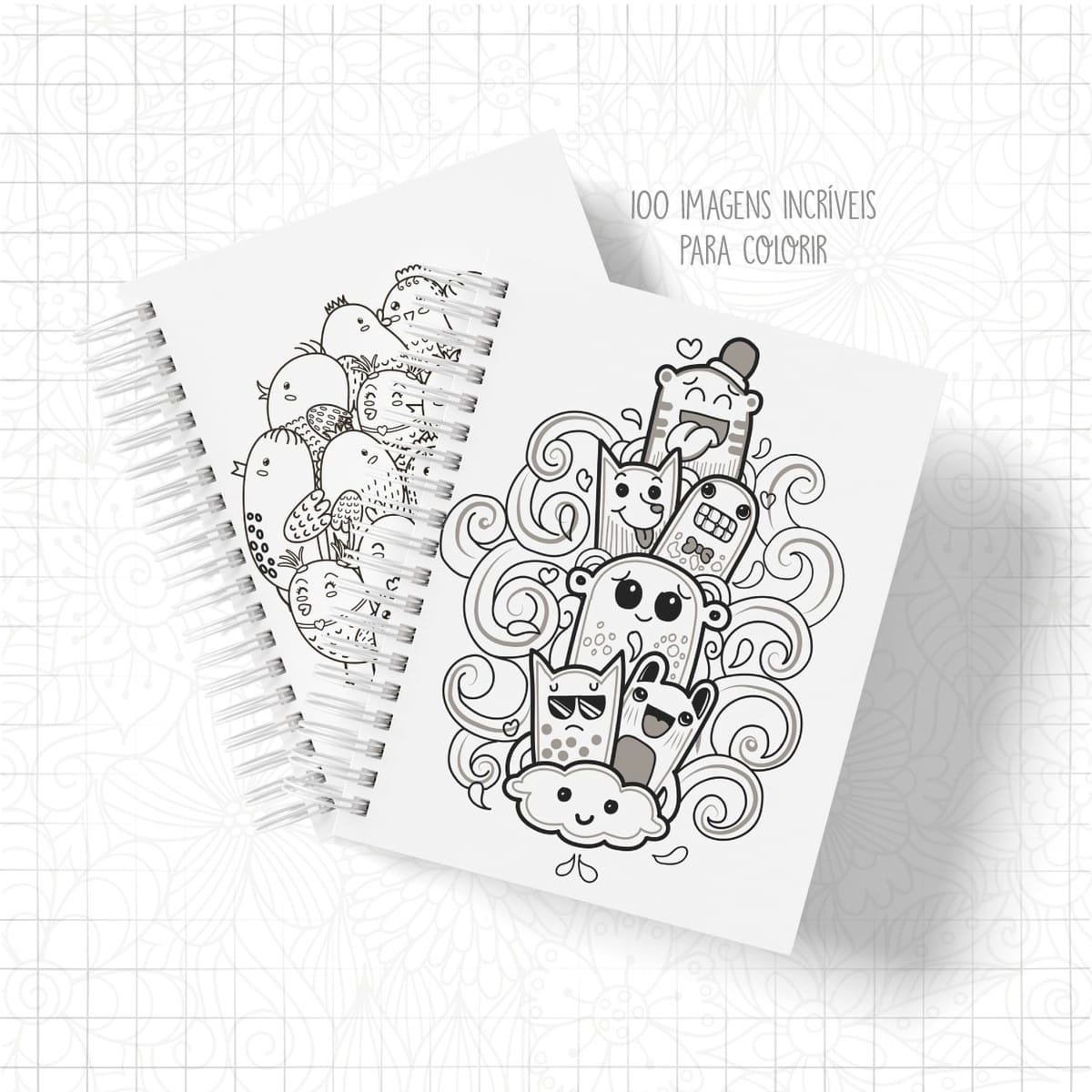 Pack de Livros de Atividades para Colorir e Imprimir 2 Pack de Livros de Atividades para Colorir e Imprimir - Imagem 2