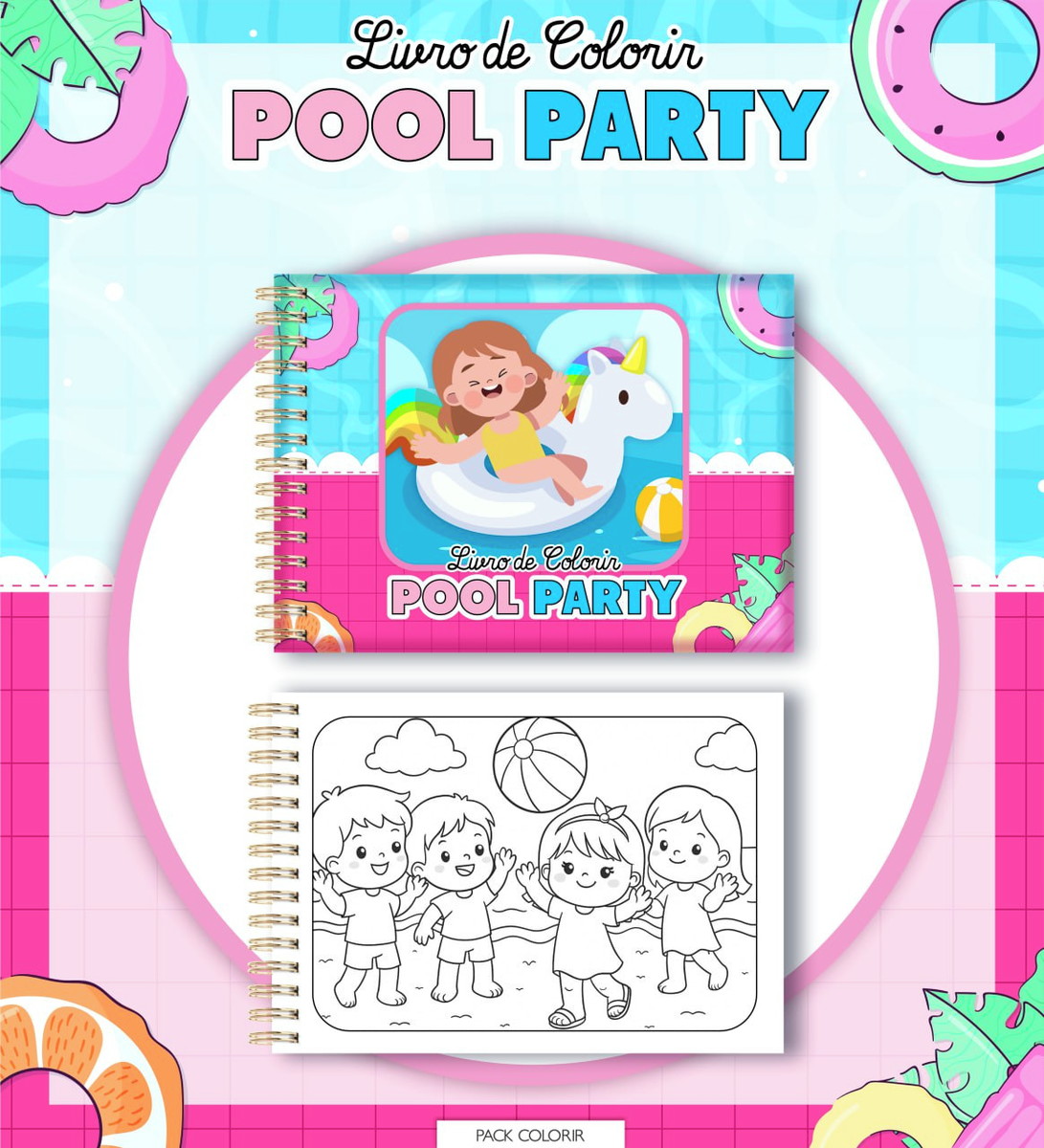 Pack de Colorir Infantil com 14 Temas para Imprimir e Vender 3 Pack de Colorir Infantil com 14 Temas para Imprimir e Vender - Imagem 3