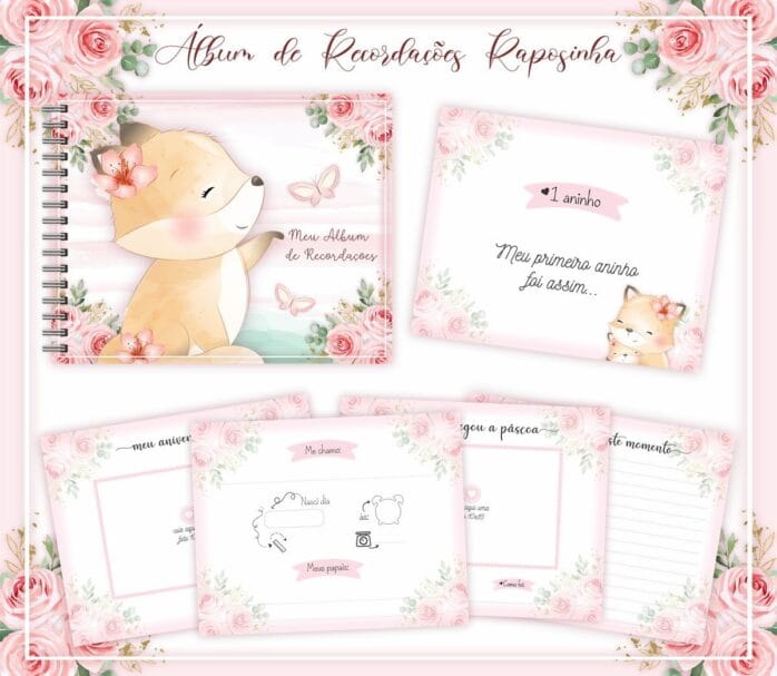 Pack Livros Recordações Bebê
