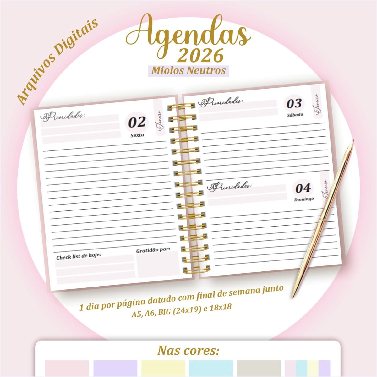 Pack Miolos Neutros 2026 com 300 Modelos para Revenda 2 Pack Miolos Neutros 2026 com 300 Modelos para Revenda - Imagem 2
