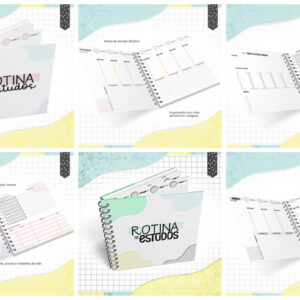 Pack Rotinas de Estudos Menina e Menino