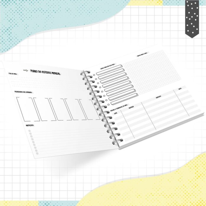 Pack Rotinas de Estudos Menina e Menino