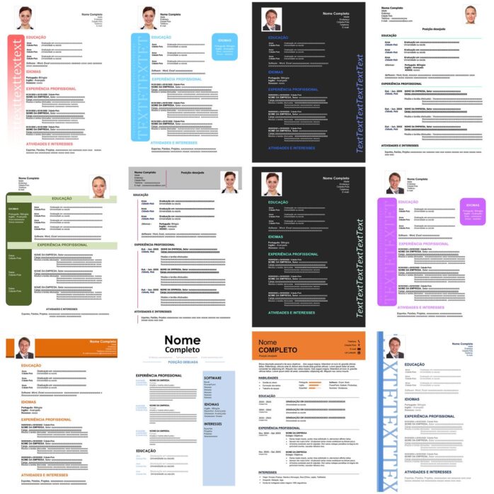 Pacote 100 Currículos Editáveis no Word - Profissional