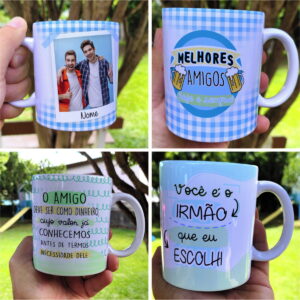 Artes para Canecas de Amizade Masculina em PNG e Corel 19 pacote artes canecas amizade masculino png e corel 5