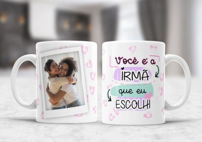Pacote Artes Canecas Amizade - Png e Corel