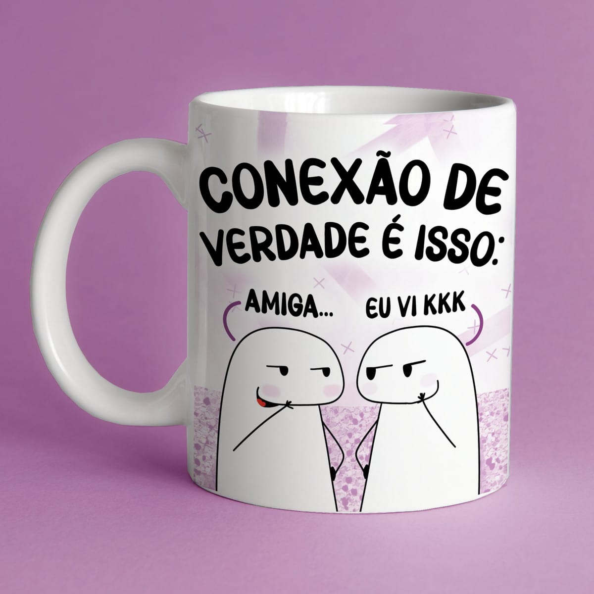 Artes para Caneca Flork Amigas Arquivo Digital 3 Artes para Caneca Flork Amigas Arquivo Digital - Imagem 3