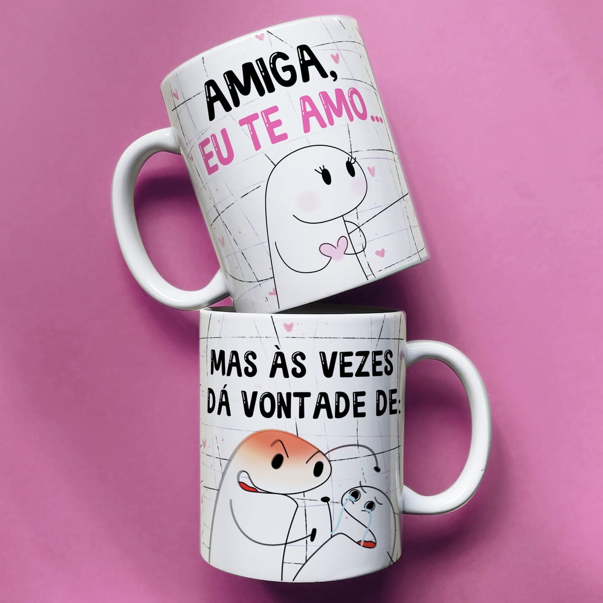 Artes para Caneca Flork Amigas Arquivo Digital 1 Artes para Caneca Flork Amigas Arquivo Digital
