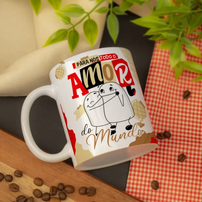 Pacote com 20 Designs para Canecas - Amor e Humor