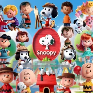 Pacote Completo de Imagens do Snoopy em PNG HD