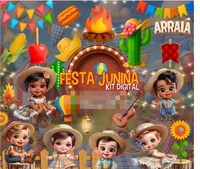 Pacote De Arquivos Png Para Decoracao De Sao Joao