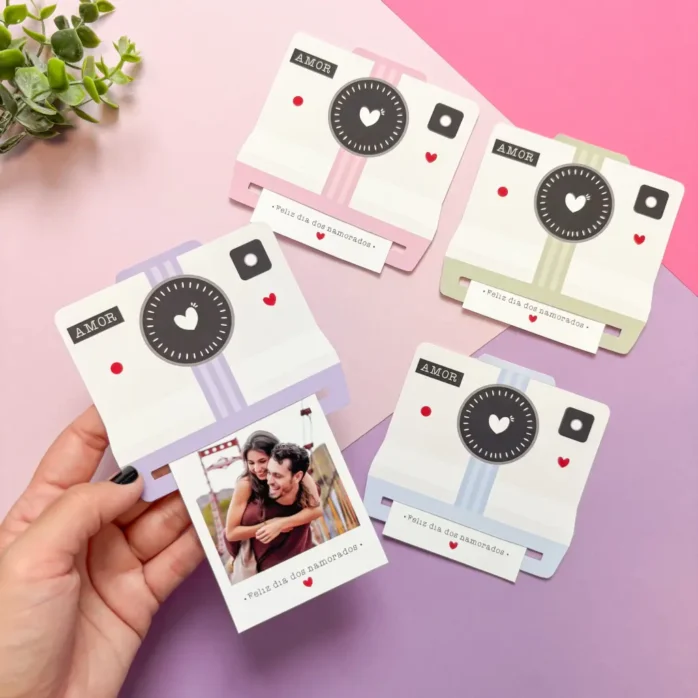 Pacote de Arquivos Polaroid - Especial Dia dos Namorados