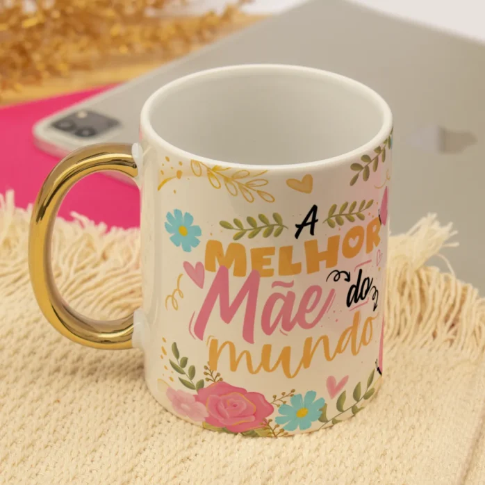 Pacote de Artes Canecas Mães Floral - Png