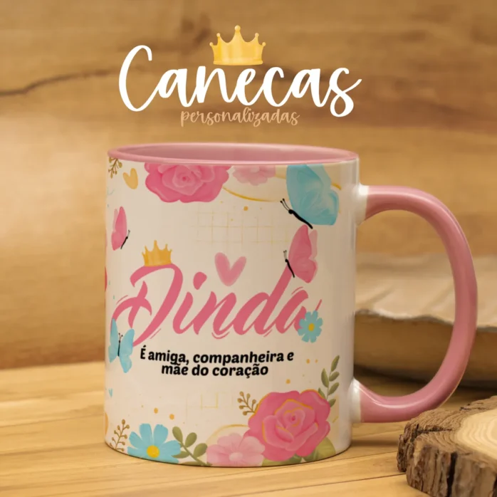 Pacote de Artes Canecas Mães Floral - Png