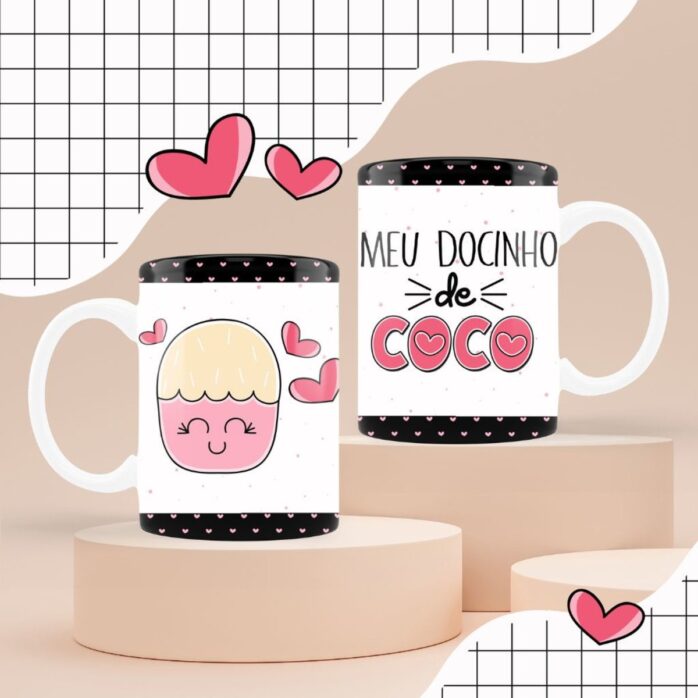Pacote de Artes Canecas Namorados