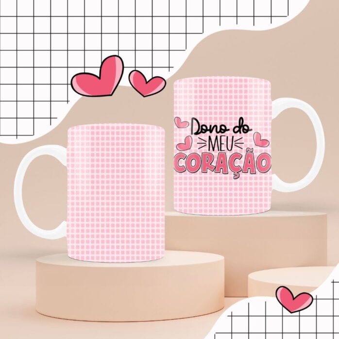 Pacote de Artes Canecas Namorados