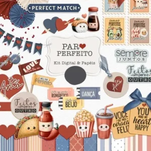 Pacote de Artes Digitais Amor Perfeito PNG