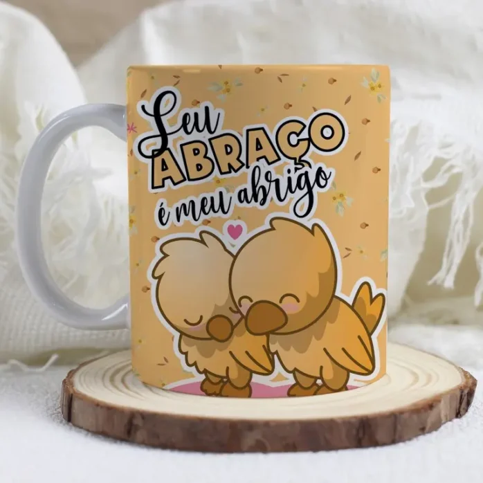 Pacote de Artes Editáveis para Canecas - Dia dos Namorados