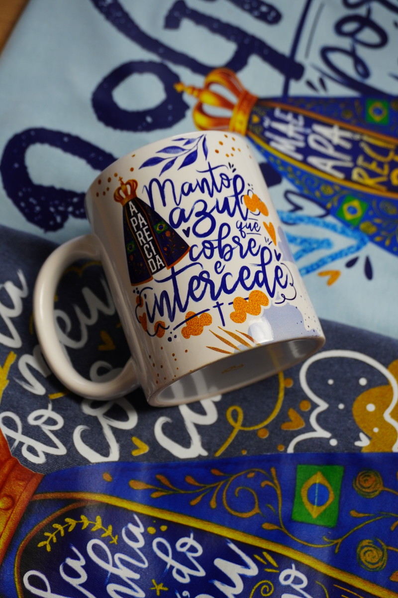Pacote de Artes Nossa Senhora Aparecida para Sublimação 4 Pacote de Artes Nossa Senhora Aparecida para Sublimação - Imagem 4