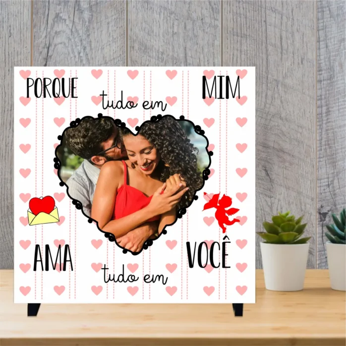 Pacote Design Romântico Azulejo - Dia dos Namorados