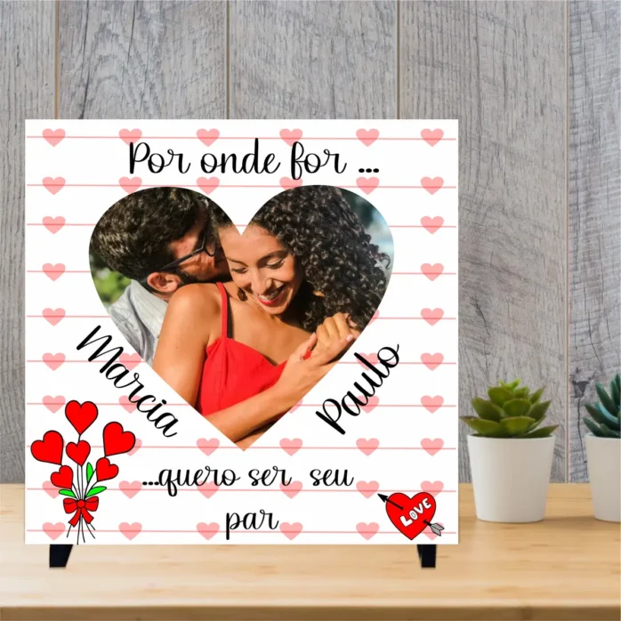 Pacote Design Romântico Azulejo - Dia dos Namorados