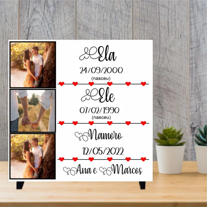 Pacote Design Romântico Azulejo - Dia dos Namorados