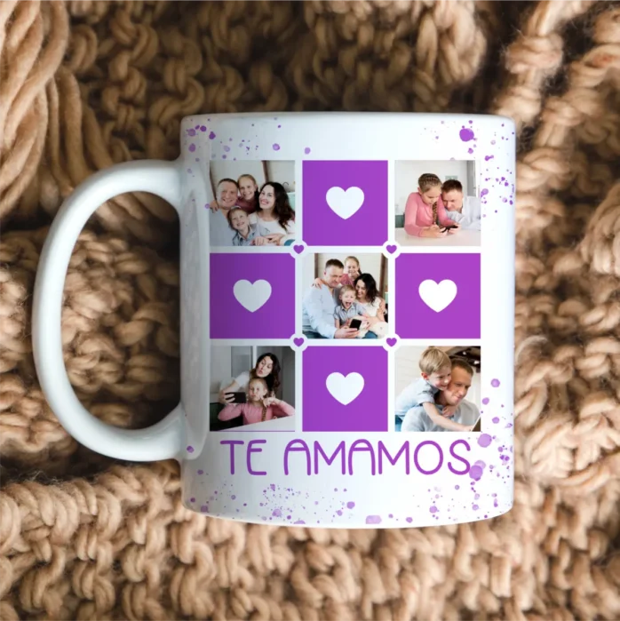 Pacote Exclusivo de Artes para Caneca com Espaço para Foto