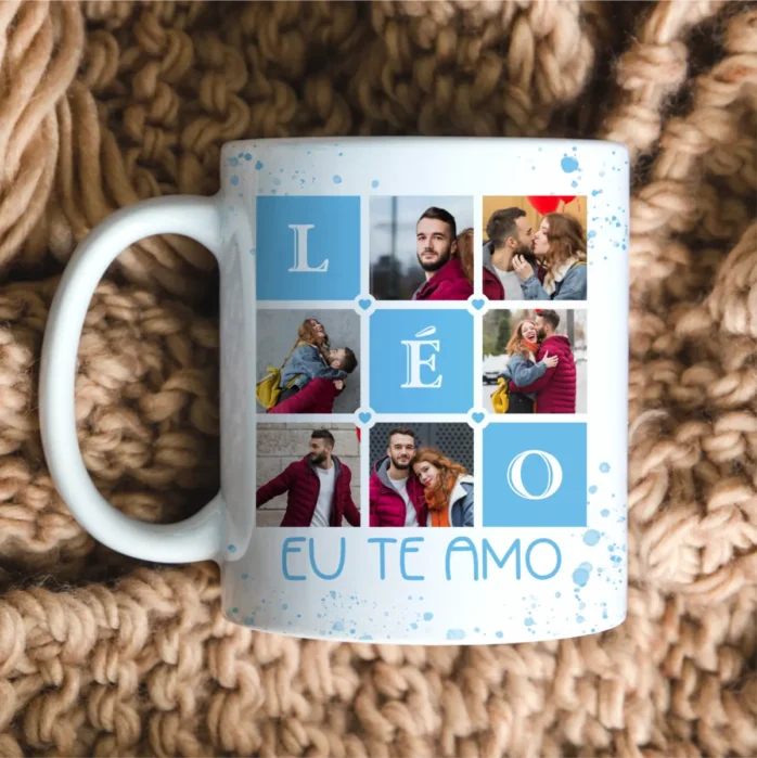 Pacote Exclusivo de Artes para Caneca com Espaço para Foto