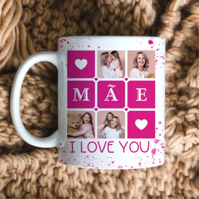 Pacote Exclusivo de Artes para Caneca com Espaço para Foto
