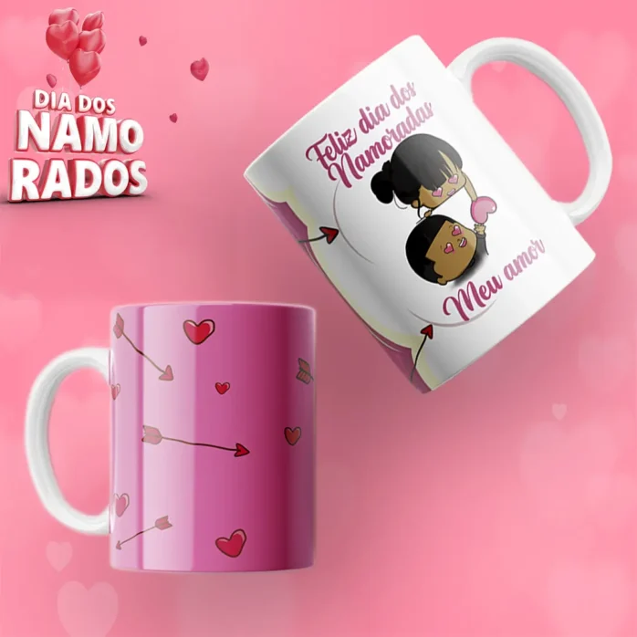 Pacote Exclusivo Dia dos Namorados - Artes para Canecas
