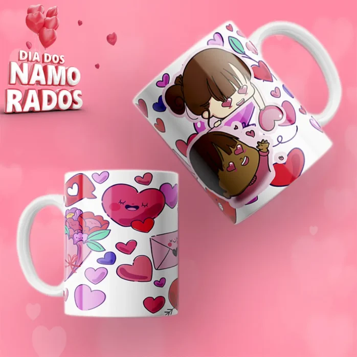 Pacote Exclusivo Dia dos Namorados - Artes para Canecas