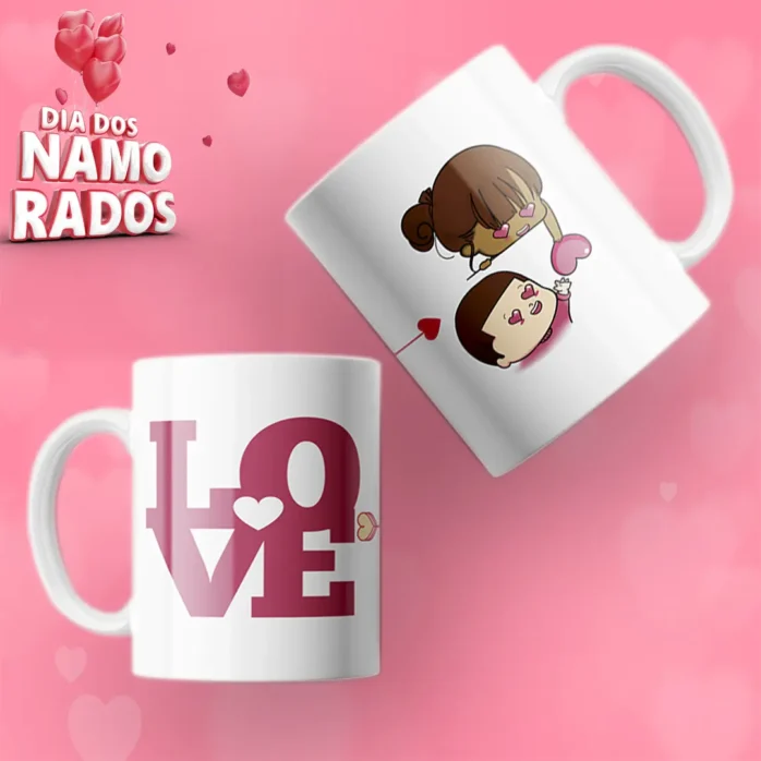 Pacote Exclusivo Dia dos Namorados - Artes para Canecas