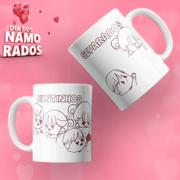 Pacote Exclusivo Dia dos Namorados - Artes para Canecas
