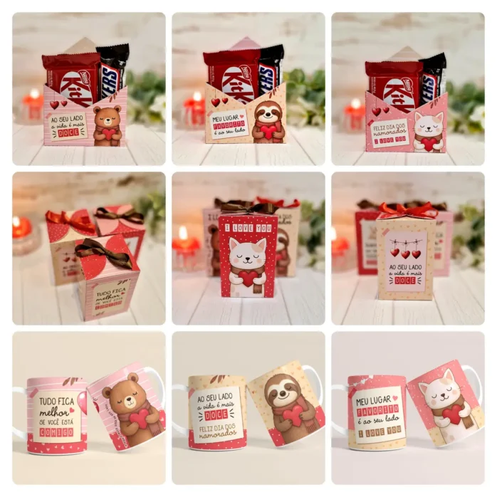 Pacote PDF Criativo Dia dos Namorados - Decoração e Amor