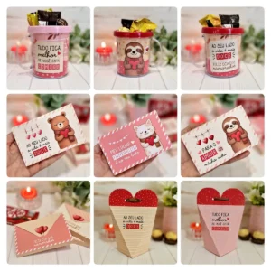 Pacote PDF Criativo Dia dos Namorados - Decoração e Amor