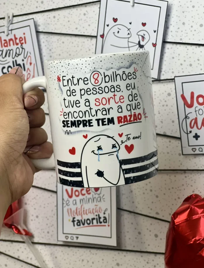 Pacote Premium de Artes para Sublimação em Canecas - Amoroso