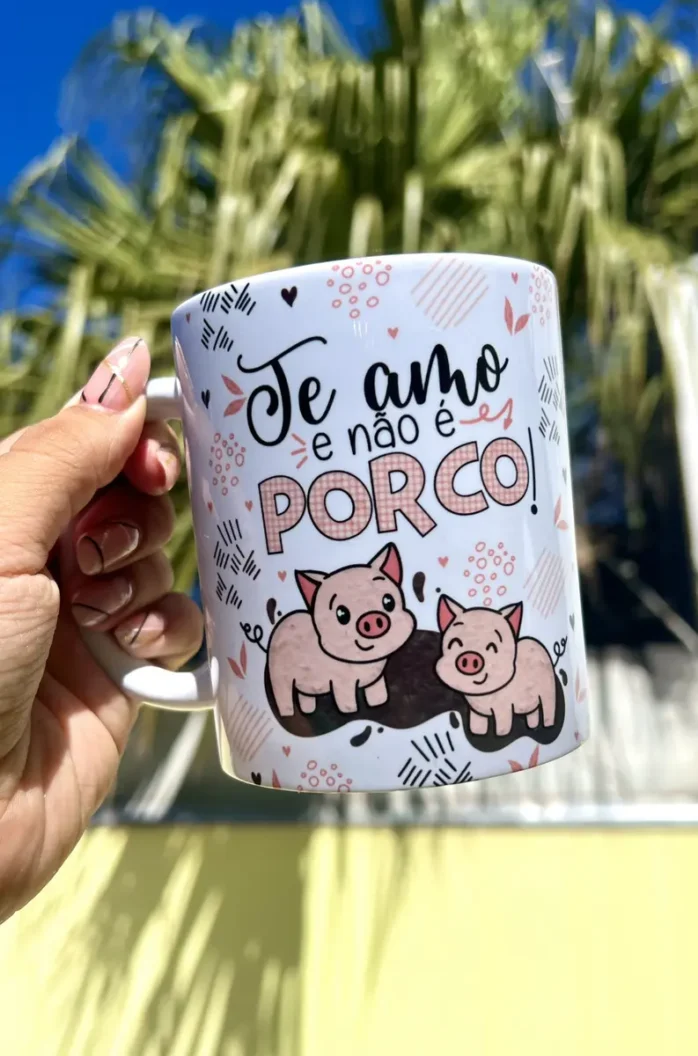 Pacote Premium de Artes para Sublimação em Canecas - Amoroso