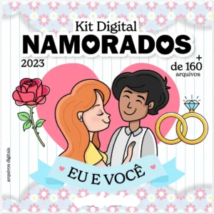 Pacote Romântico Kit Digital para Dia dos Namorados